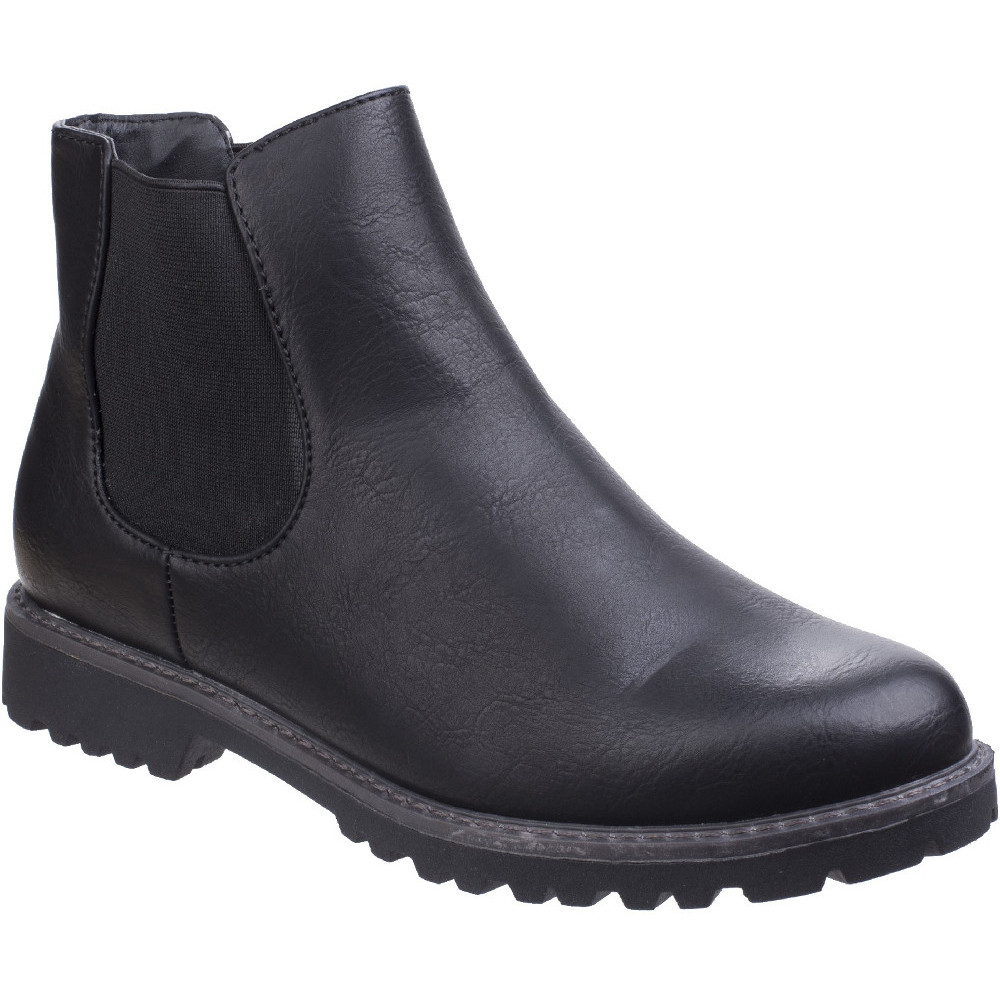 Divaz Womens/Ladies Divaz Grace Slip On Chelsea Casual Ankle Boots | eBay