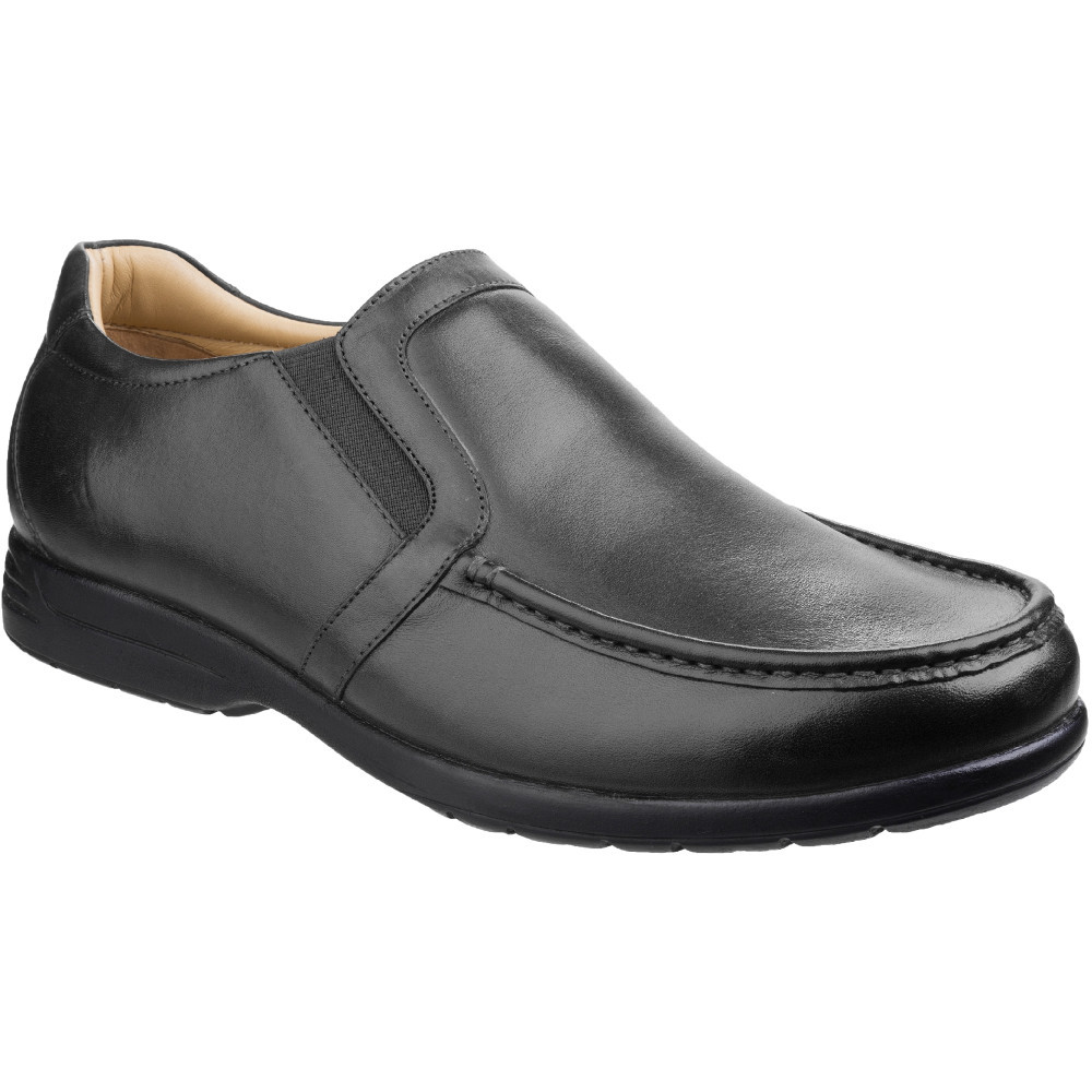 Fleet & Foster Mens Gordon Dual Fit Moccasin Leather Loafer Shoes | eBay