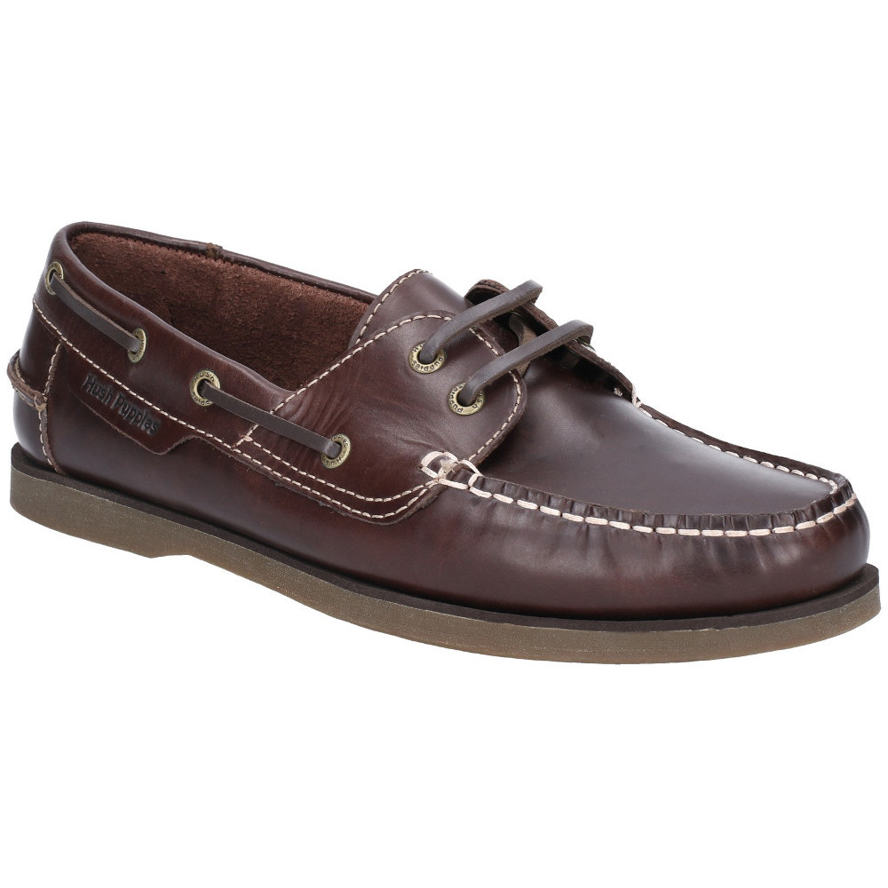 Hush Puppies Mens Henry Classic Lace Up Leather Boat Shoes | eBay