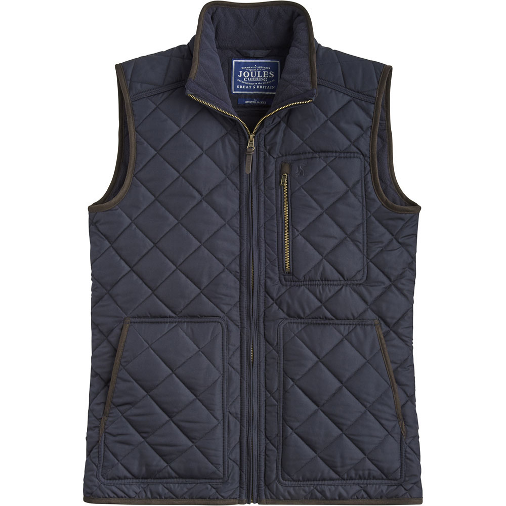 Joules Mens Halesworth Quilted Fleece Lined Bodywarmer Gilet | eBay