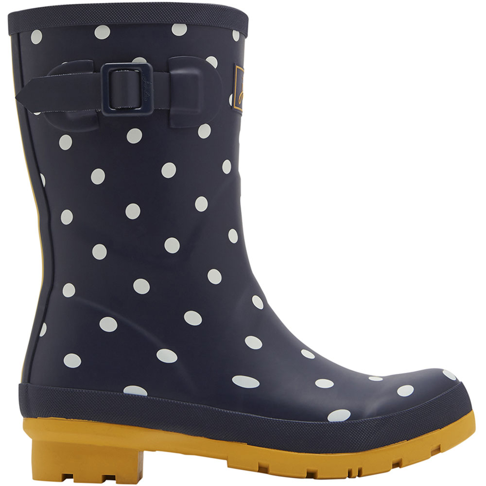 Joules Womens Mollywelly Mid Height Printed Wellington Boots | eBay