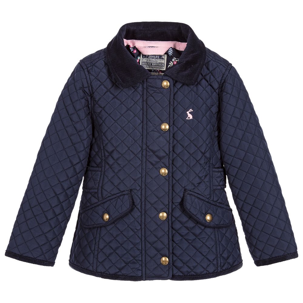 Joules Girls Newdale Printed Warm Premium Quilt Padded Jacket Coat | eBay