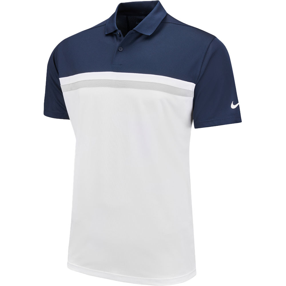 Nike dry victory store colorblock golf polo