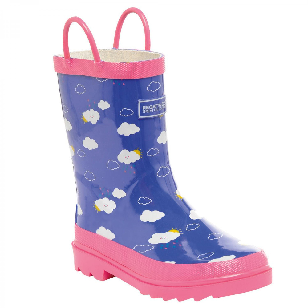 Regatta Boys & Girls Minnow Junior Rubber Welly Wellington Boots | eBay