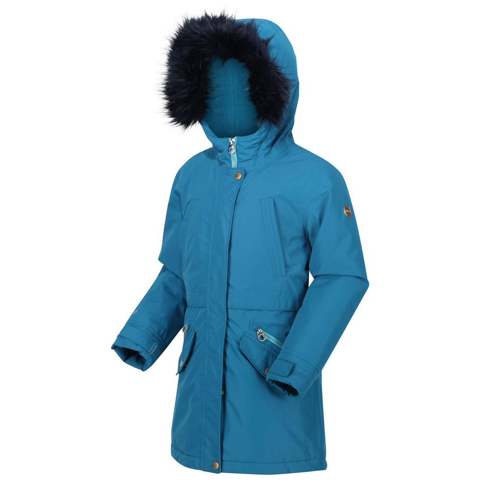 regatta black bernadine insulated coat