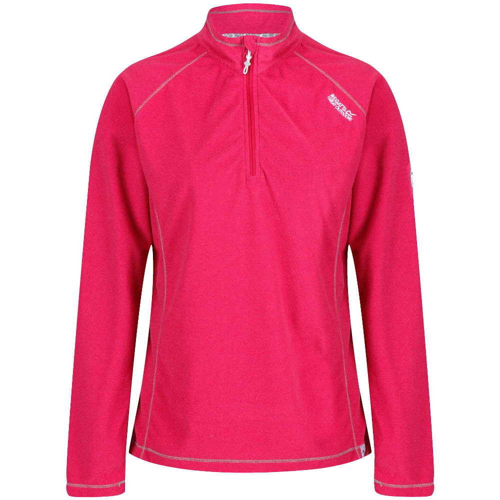 Regatta Womens Montes Half Zip Fleece Lightweight Microfleece Top ...