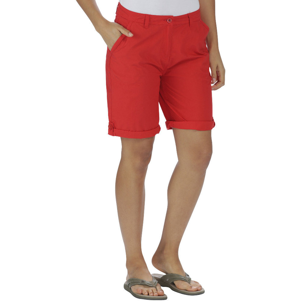 Regatta Womens/Ladies Sail Away Coolweave Cotton Summer Chino Shorts | eBay