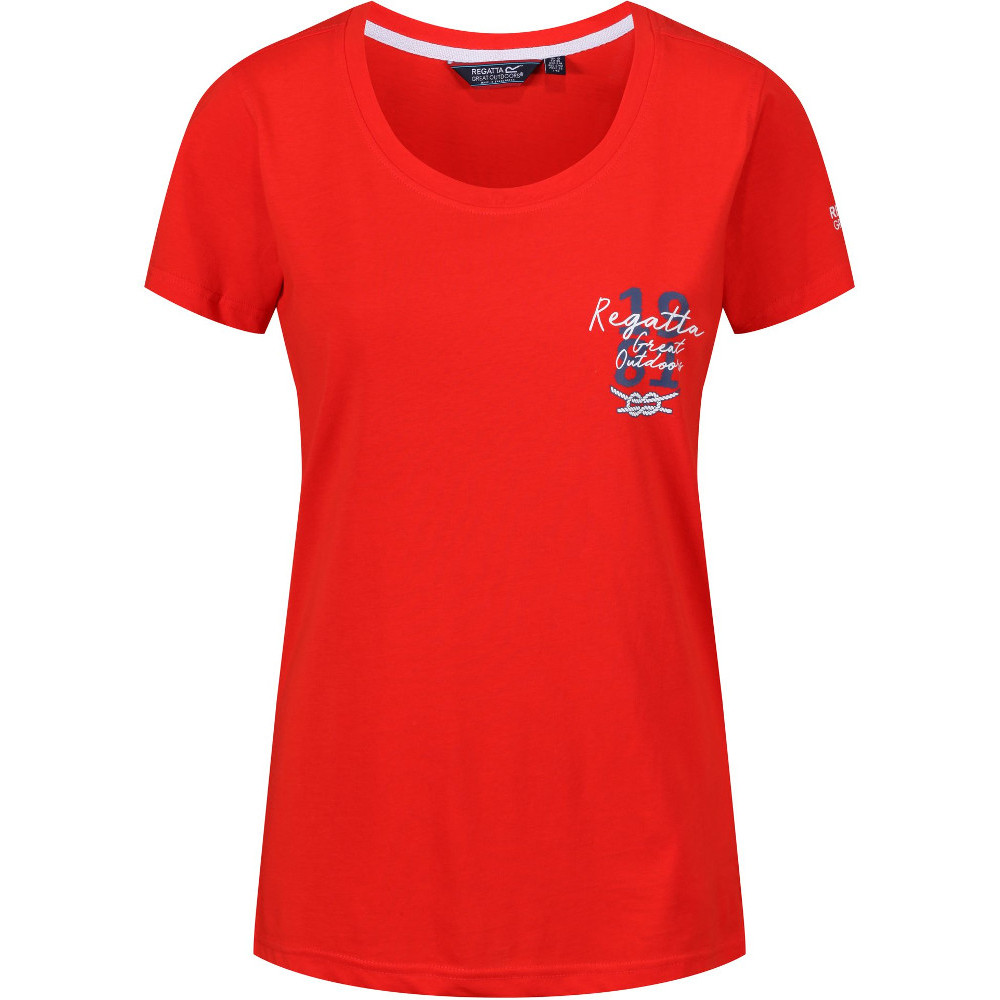 Regatta Womens Filandra III Coolweave Cotton Graphic T Shirt | eBay