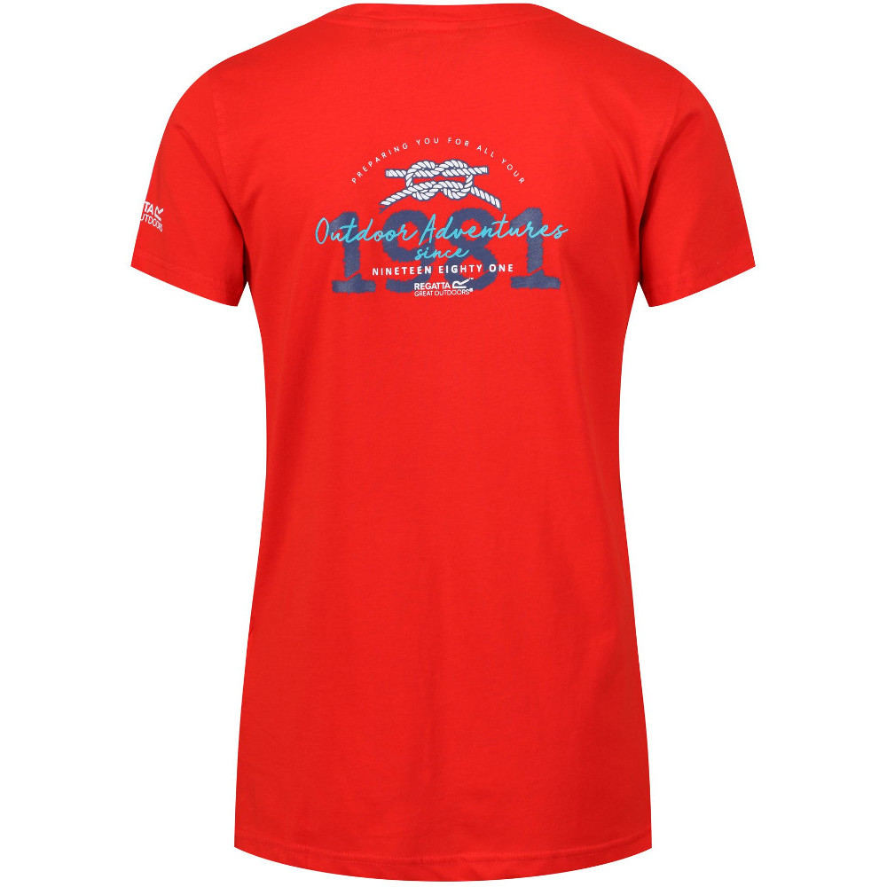 Regatta Womens Filandra III Coolweave Cotton Graphic T Shirt | eBay