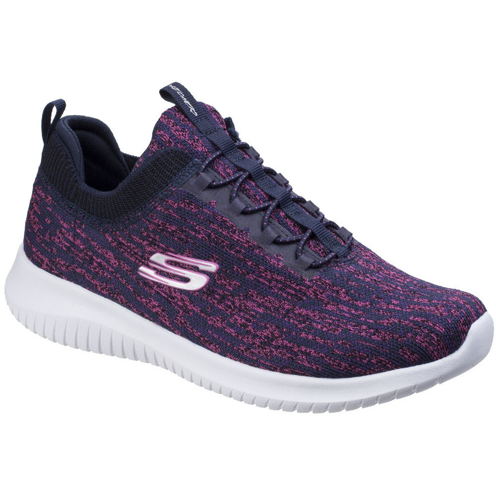 Skechers Womens/Ladies Ultra Flex Bright Horizon Lace Up Trainer Shoes ...