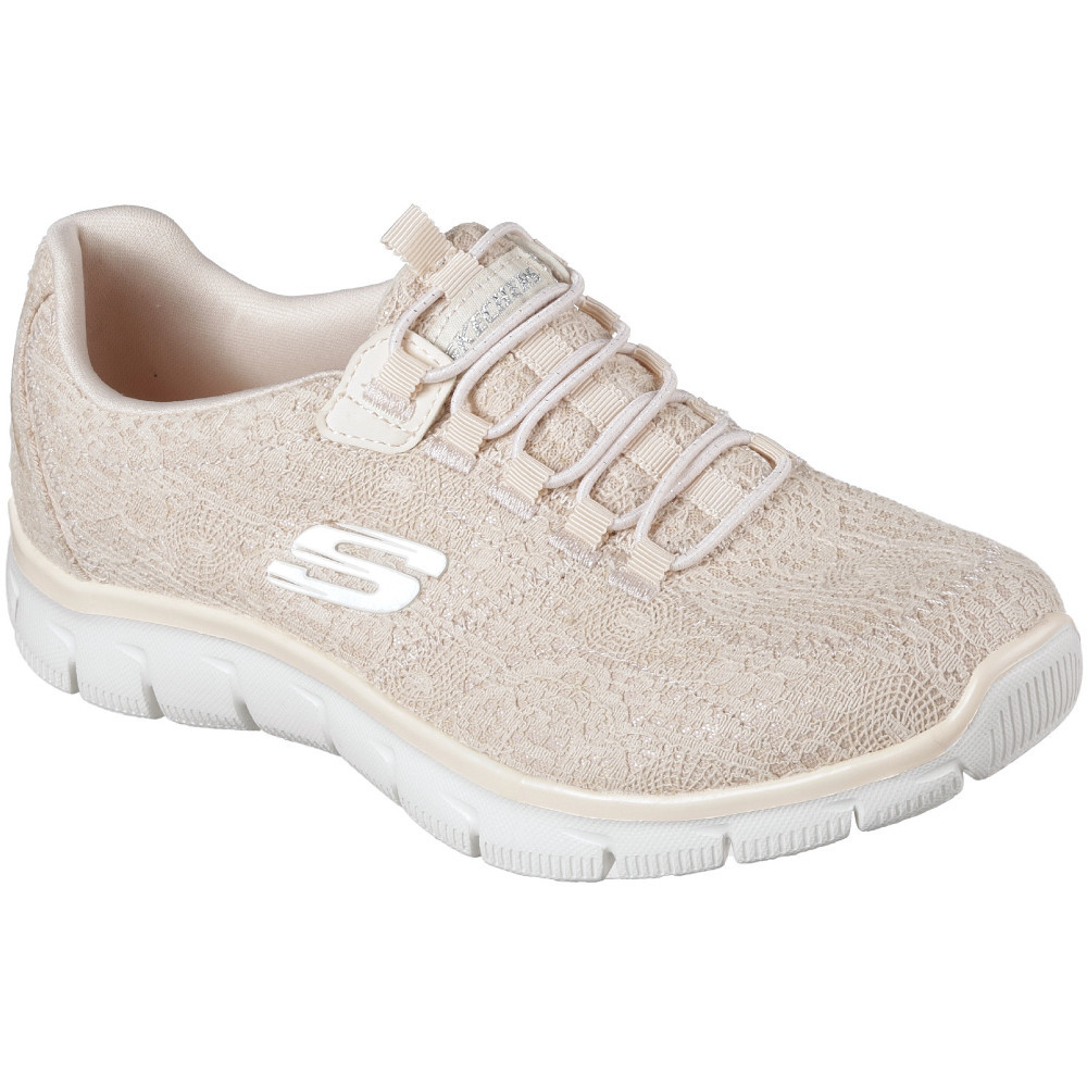 Skechers Womens/Ladies Empire Spring Glow Memory Foam Sneakers Shoes | eBay