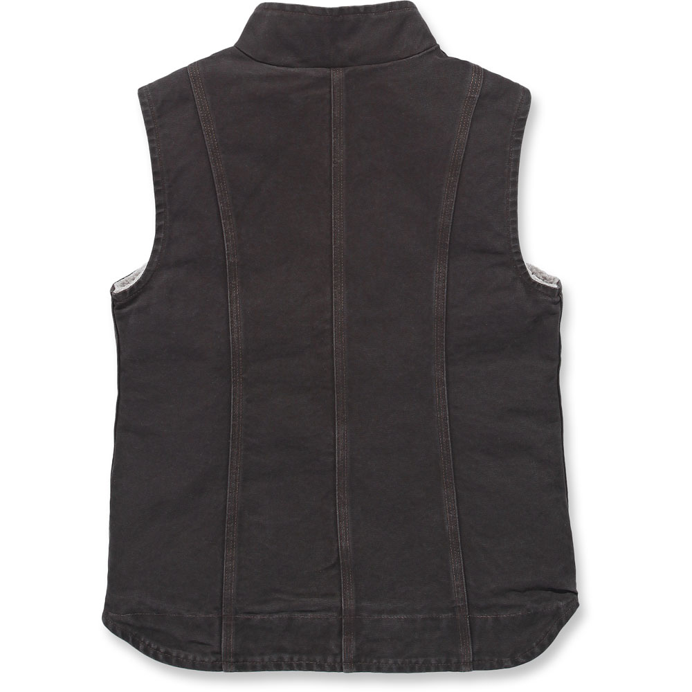 Download Carhartt Womens WV001 Sandstone Mock Neck Sherpa Vest ...