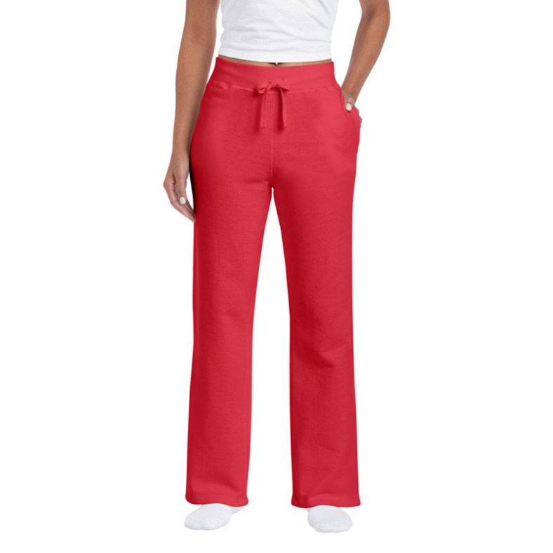 womens open hem sweatpants