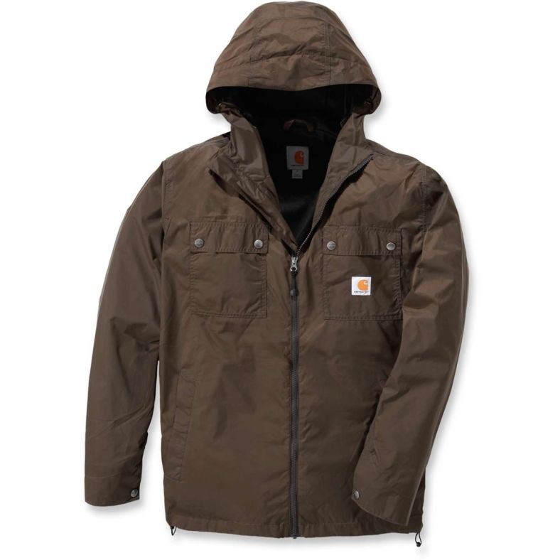 Carhartt men's rockford on sale rain defender jacket