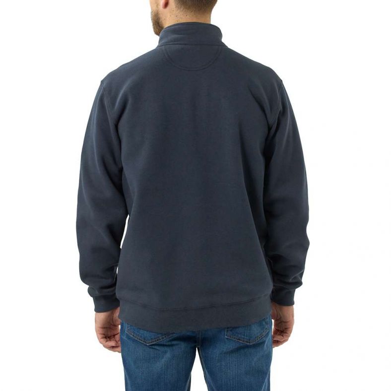 Carhartt Mens Quarter Zip Loose Fit Mock Neck Sweatshirt Brookes