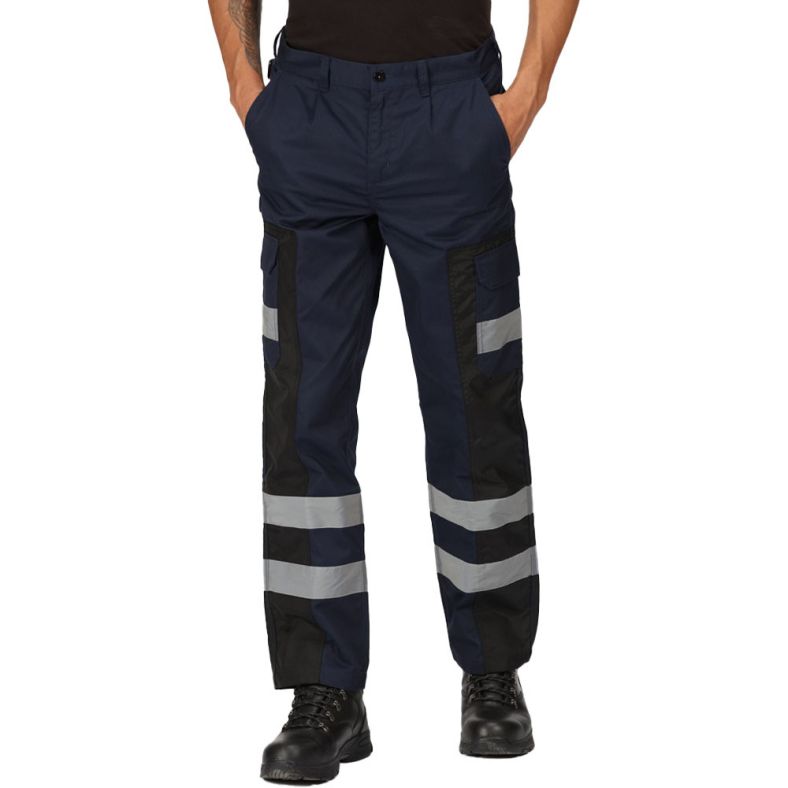 Lowes Navy Lightweight Cargo Trousers - Lowes Menswear
