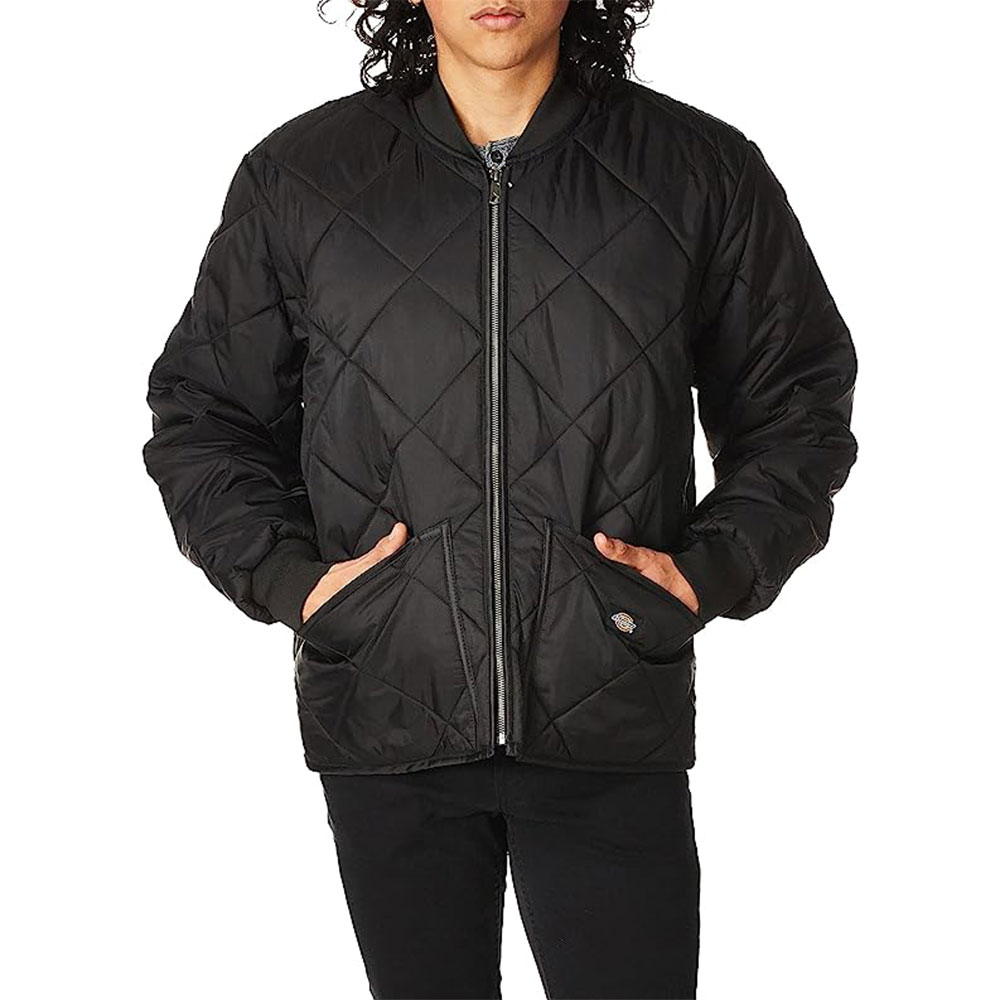 Diamond quilted nylon jacket by dickies sale