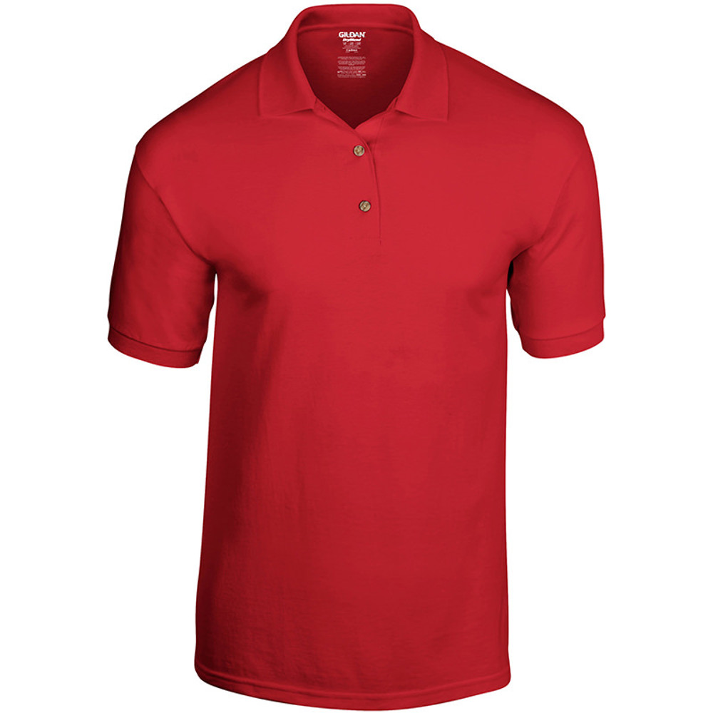 Gildan Mens Cotton Dry Blend Jersey Knit Wicking Polo Shirt Brookes