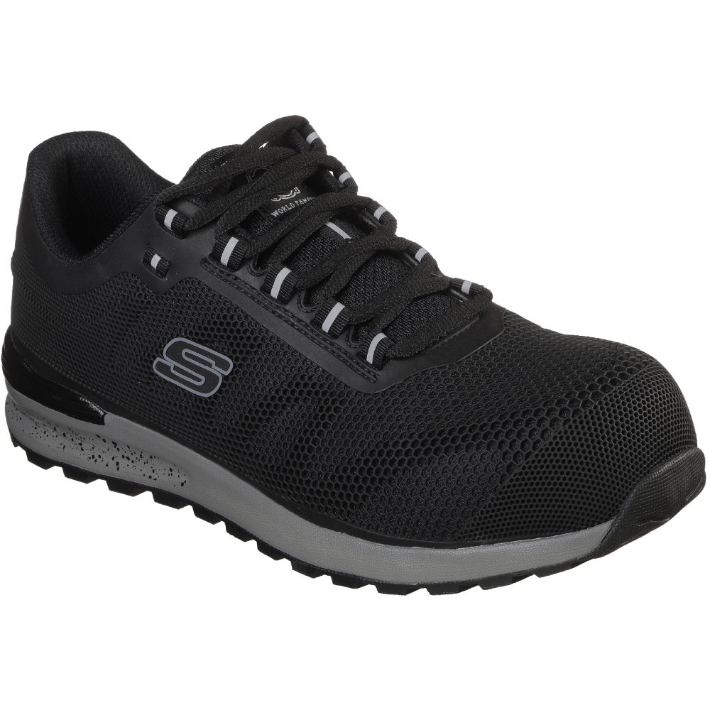 Skechers Mens Bulklin Durable Lightweight Lace Up Trainers Brookes